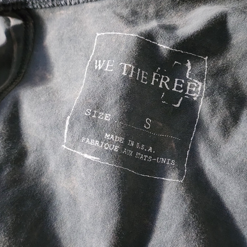 5 For $20 We The Free Charcoal Graphic Tank Top - Picture 3 of 3